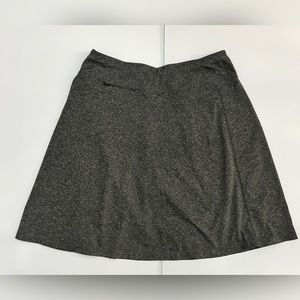 REI Gray Active Hiking Skirt with Front Zipper Pocket - S